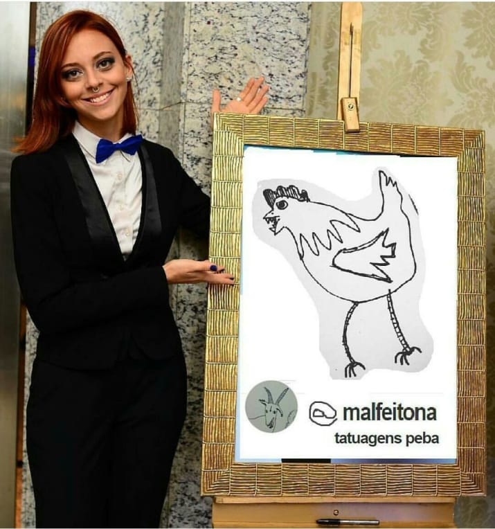 Nghệ sĩ xăm hình nguệch ngoạc như tranh vẽ bậy của trẻ con nhưng vẫn đắt khách như tôm tươi